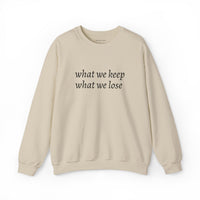 What We Keep, What We Lose